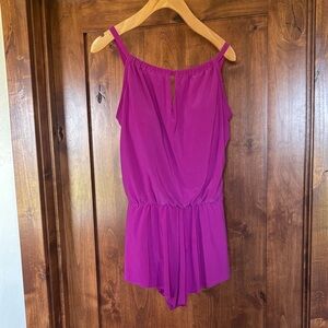 Aqua Green swim romper size small